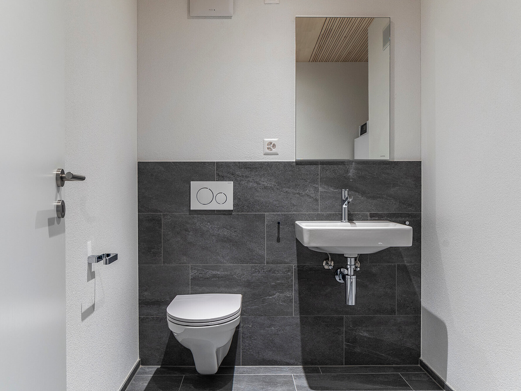 Badezimmer mit Komfortlüftung