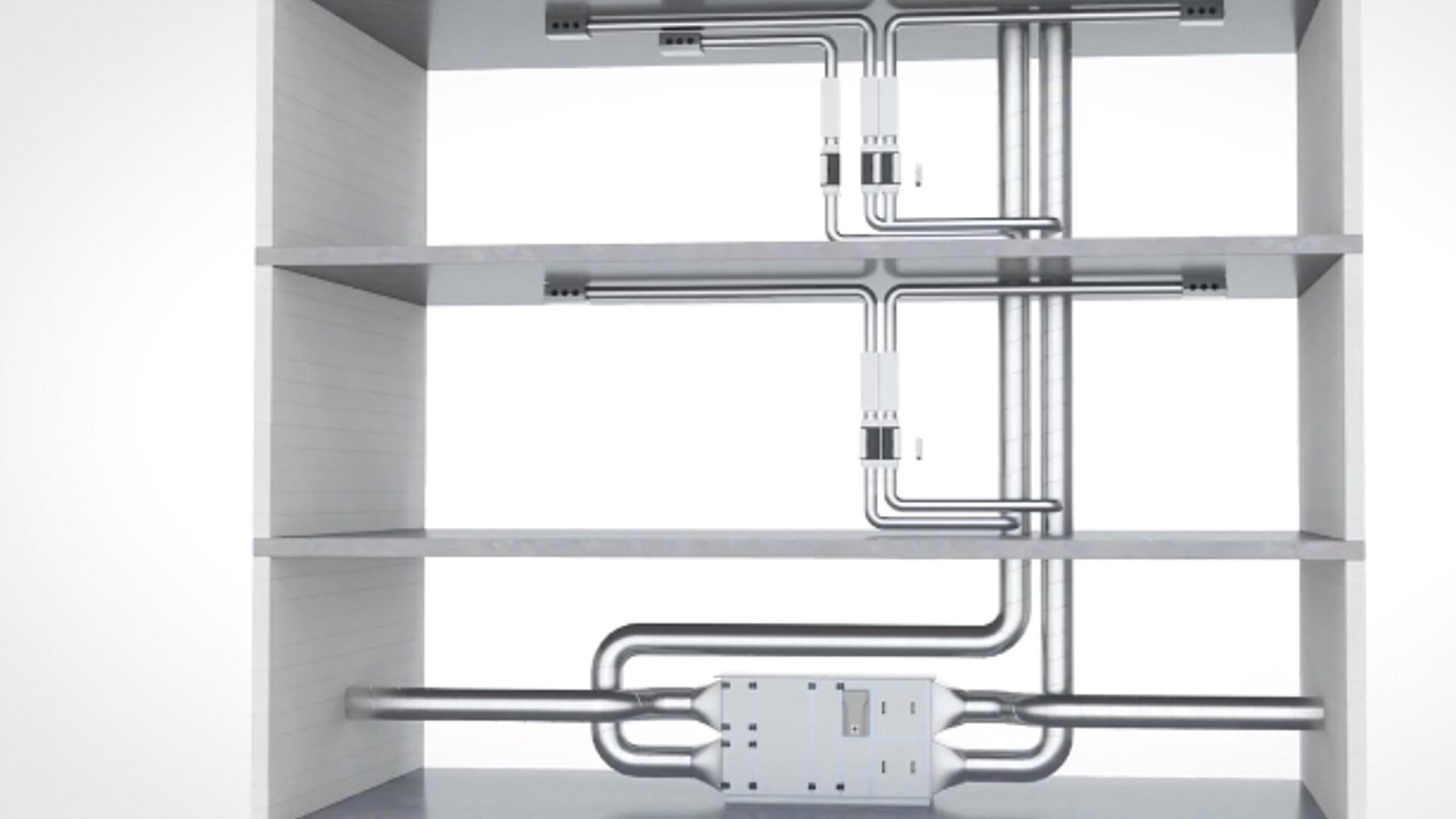 Zehnder ComfoVar Aero Illustrazione del sistema