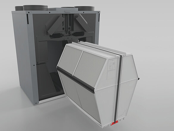 Recupero del calore e dell’umidità Scambiatore entalpico