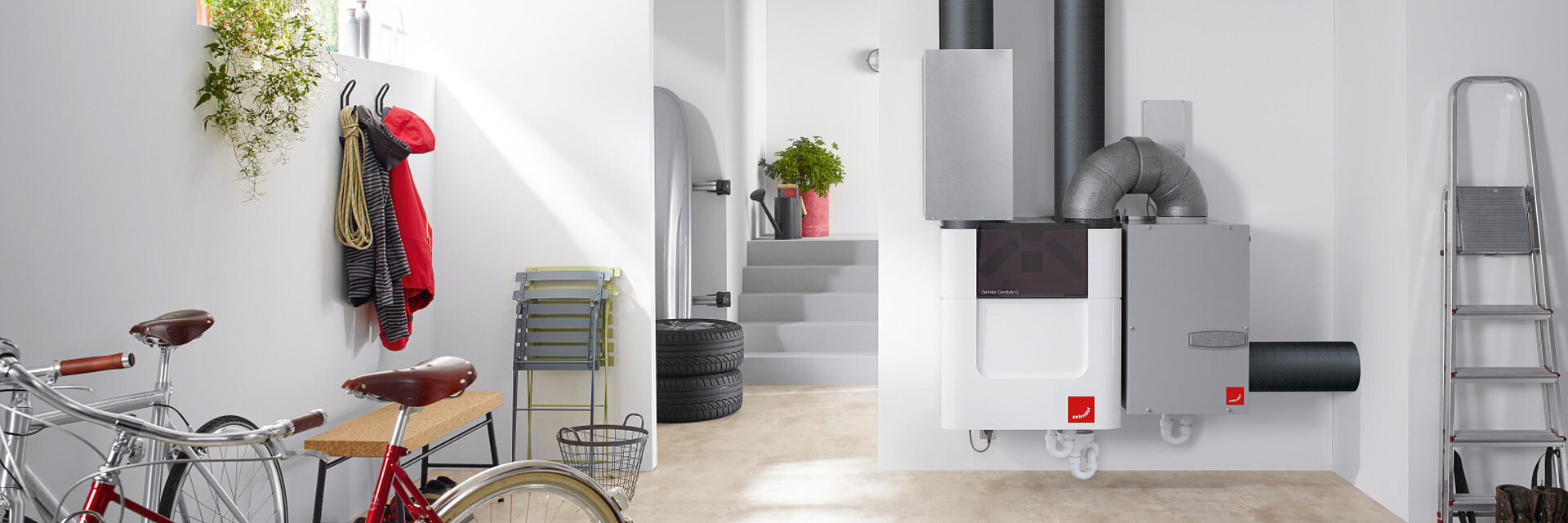 [Translate to Deutsch:] Zehnder Komfortlüftung ComfoAir Q Keller