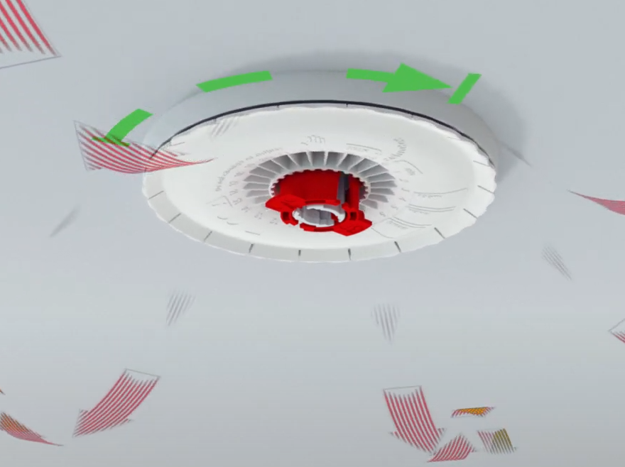 Zuluft Einregulierung Volumenstrom einregulierung Zehnder ComfoValve Luna S