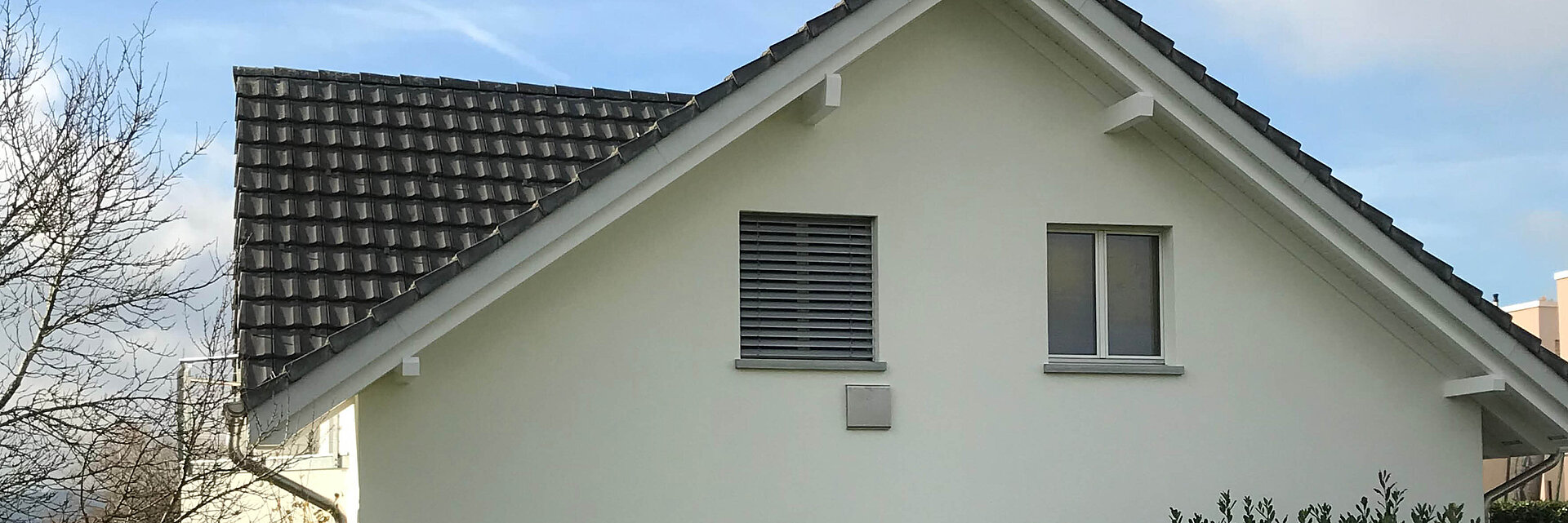 Einfamilienhaus mit nachgerüsteter Lüftung