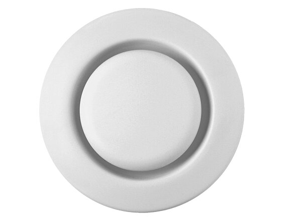 zehnder comfovalve via stc tellerventil designgitter lueftung, weiss, aus kunststoff