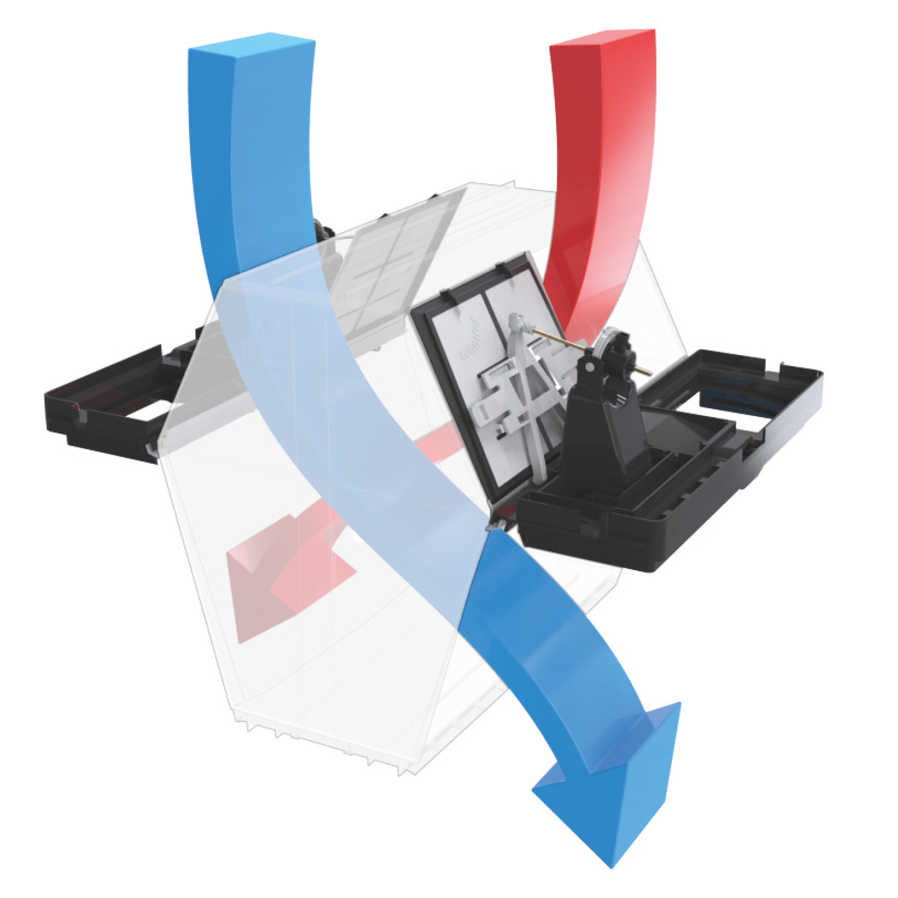 Aletta del bypass chiusa nella ventilazione comfort Zehnder ComfoAir Q