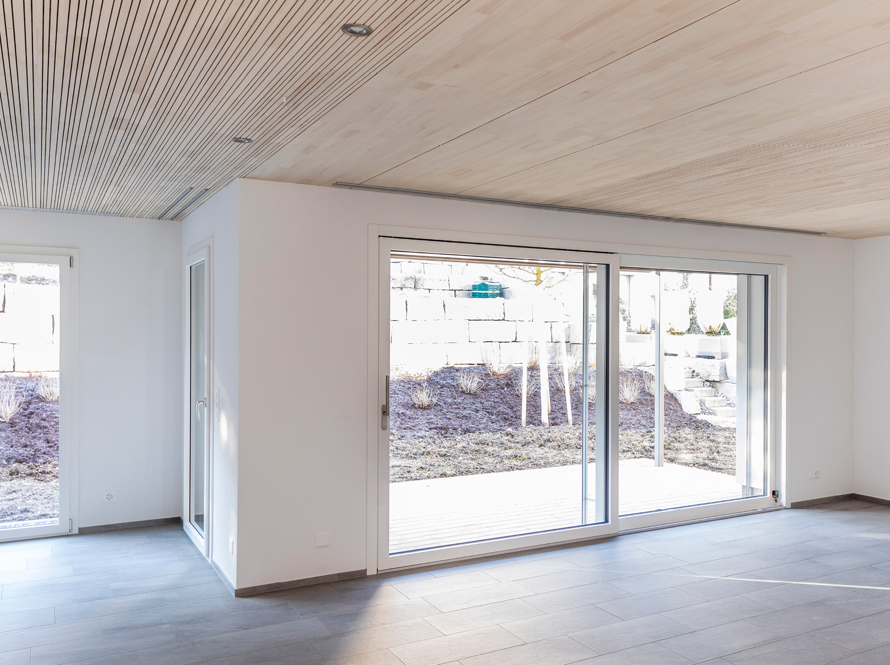 Wohnraum mit Komfortlüftung