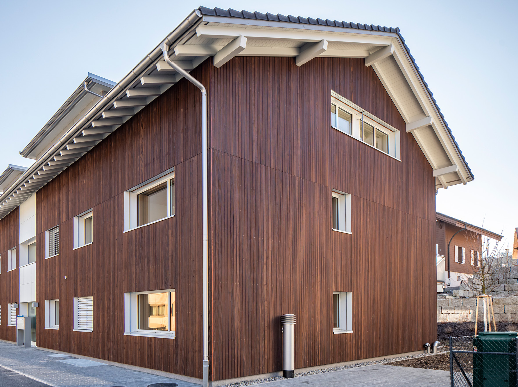 Mehrfamilienhaus mit Komfortlüftung